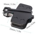 5 Pairs Durable Resin Semimetal Disc Brake Pads Black Lightweight Brake Pad Set Easy To Install 30mm Electromobile Brake Pads For Mountain Bikes,Road Bikes. 