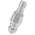 1/4 Inch 5000 PSI Sewer Jetter Nozzle Pressure Drain Jetter Hose Nozzle for 1/4 Pressure Washer Quick Connector. 