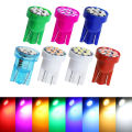 2025 NEW 10PCS #555 AC DC 6V 6.3V Pinball Led Bulb 158 192 168 194 T10 Arcade Machine Game Car Light Flashlight White Blue Red Ice Blue. 