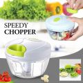Crank Chop Food Chopper And Processor Deluxe With Japanese Blades | All In One Handheld Manual Food Chopper. 