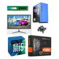 NVME Powered Office Editing and Gaming Desktop With Intel Core i5 6th Gen Processor,19”Inch LED HD Monitor, 8GB DDR4 RAM. 