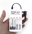 Jiabao JB-212 AA/AAA Battery Charger – LED Digital Charger with 4 Rechargeable Batteries. 