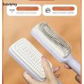 Sutuiying Automatic Cleaning Hair Brush Scalp Massage Comb Hair Rotary 2025 New Telescopic Comb For Women Hairdressing Styling Tools. 