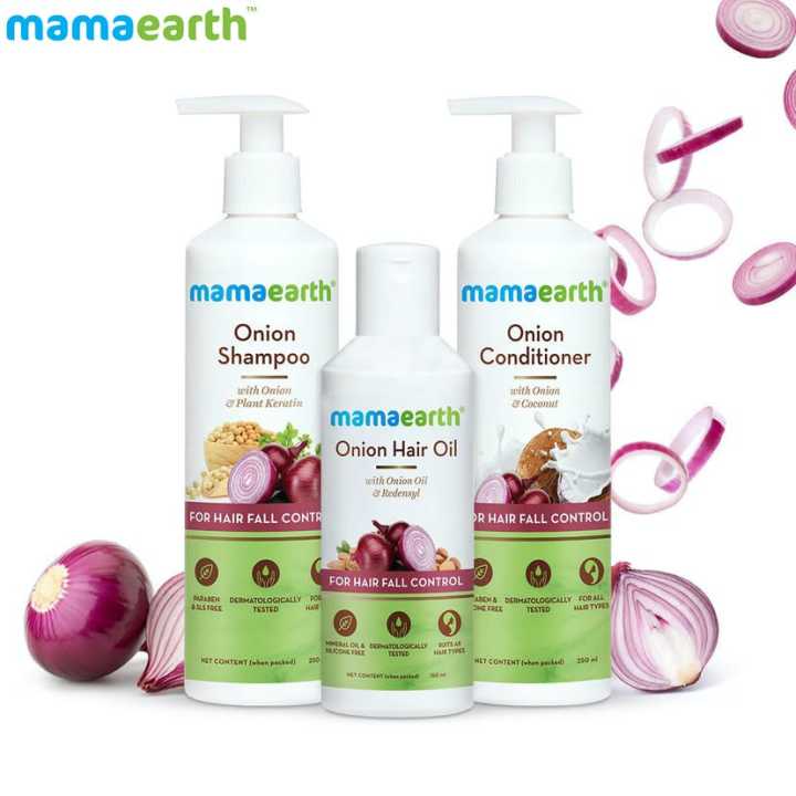 Mamaearth onion Anti-Hair Fall Spa Kit Shampoo 250ml