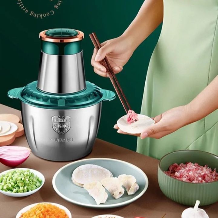 Electric Kitchen Meat Grinder Food Chopper Kitchen Tools 3L
