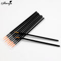 Monja 10/20/50Pcs Mini Nail Art Brush Portable Liner Painting Brush Eyeliner Brush Disposable Makeup Eyeliner DIY Manicure Tools. 