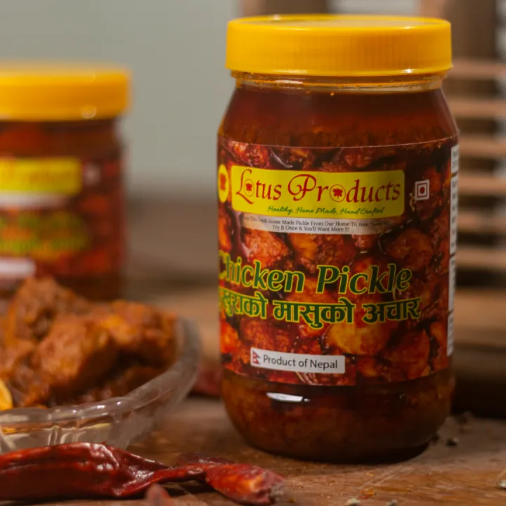 Masu%20Achaar%20-%20Chicken%20Pickle%20(Kukhura%20Ko%20Masu%20Ko%20Achaar)%20(%E0%A4%95%E0%A5%81%E0%A4%96%E0%A5%81%E0%A4%B0%E0%A4%BE%E0%A4%95%E0%A5%8B%20%E0%A4%AE%E0%A4%BE%E0%A4%B8%E0%A5%81%E0%A4%95%E0%A5%8B%20%E0%A4%85%E0%A4%9A%E0%A4%BE%E0%A4%B0%20)%20-%20350g%20-%20Lotus%20Products%20-%20Image%204