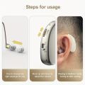 Rechargeable Hearing Aid Mini Adjustable Tone 2025 Best Sound Amplifier Portable Deaf Elderly RIC Hearing Aids. 