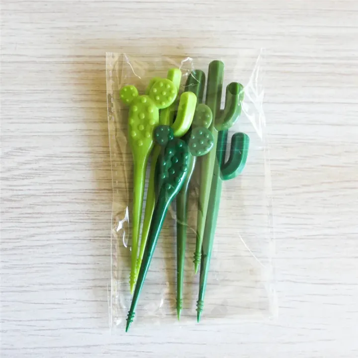 Fruit%20Forks%20Set%20Party%20Dessert%20Cactus%20Appetizer%20Picks%20Portable%20Food%20Kids%20Sticks%20Cafe%20Reusable%20Decorative%20Toothpicks%20Set%20-%20Image%205