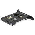 3X Pci Mobile Rack Enclosure Hard Disk Drive Case Box for 2.5 Inch Sata Hdd Adapter. 
