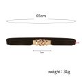 Ladies Fashion Stretch Adjustable PU Leather Buckle Waistband Dress Belts Waist Strap Women Waist Belt. 