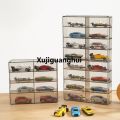 Xujiguanghui Stackable 1:64 Toy Model Cars Display Box 8 Grids Acrylic StLuxury orage Box Dustproof Wall Mounted Display Rack Hotwheels Cars. 