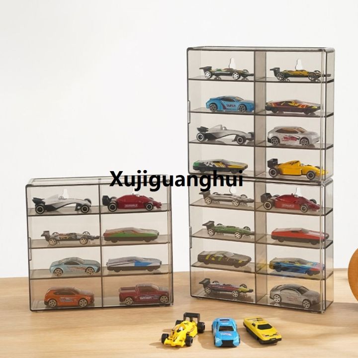 Xujiguanghui%20Stackable%201:64%20Toy%20Model%20Cars%20Display%20Box%208%20Grids%20Acrylic%20StLuxury%20orage%20Box%20Dustproof%20Wall%20Mounted%20Display%20Rack%20Hotwheels%20Cars%20-%20Image%207