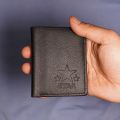 Mini Slim Wallet / PU Leather / Men Wallet | Black Solid Leather Bi Fold Slim Mini Wallet For Men | Wallet For Men. 