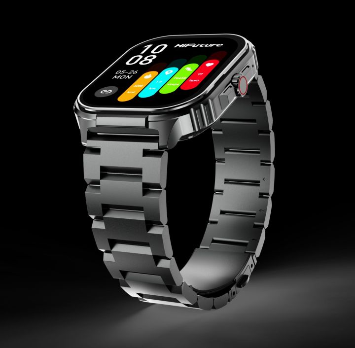 HiFuture%20Ultra3%20Pro%20Stainless%20Steel%20Smartwatch%20%7C%202.04''%20Super%20Amoled%20Display%20%7C%20AI%20Enhanced%20Health%20Monitoring%20%7C%20Bluetooth%20Calling%20%7C%20IP68%20Water%20Resistant%20%7C%207%20Days%20Battery%20-%20LanizHub%20-%20Image%203