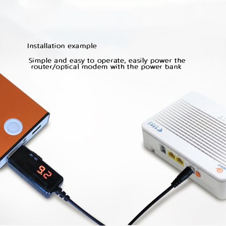 USB%20to%20DC%20Adjustable%20DC9V/12V%20Boost%20Cable%20for%20Router%20Switches%20-%20Image%203