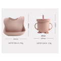 ARELENE Children'S Tableware Set Baby Complementary Food Training Silicone Tableware Baby Suction Cups Bowls Baby Supplies A. 