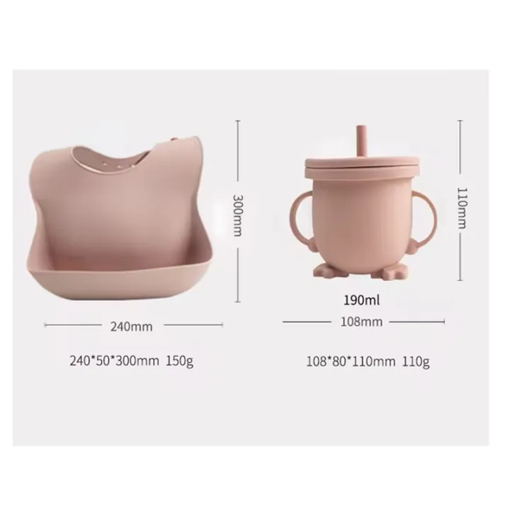 ARELENE%20Children'S%20Tableware%20Set%20Baby%20Complementary%20Food%20Training%20Silicone%20Tableware%20Baby%20Suction%20Cups%20Bowls%20Baby%20Supplies%20A%20-%20Image%202