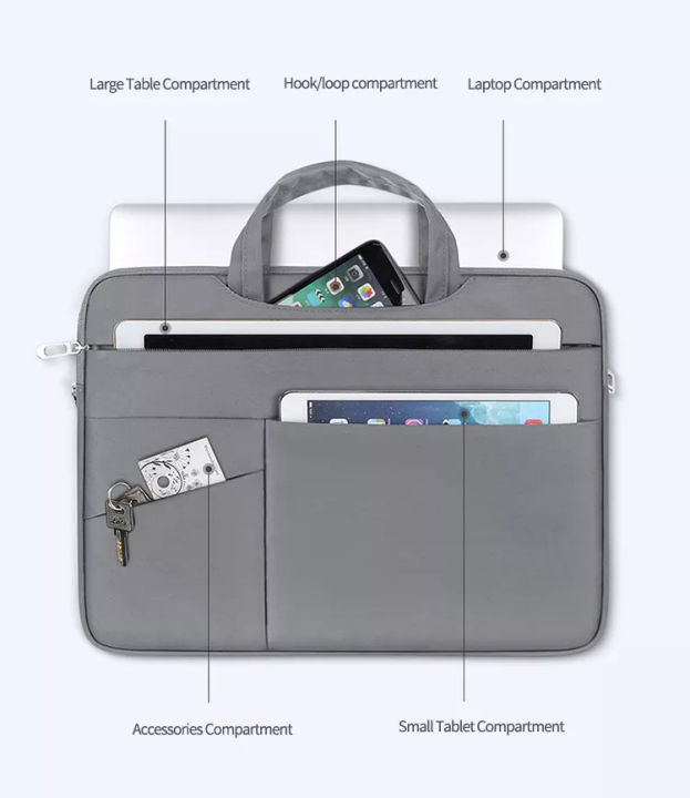 BUBM%20Laptop%20Liner%20Bag%20Business%20Computer%20Bag%20Large-Capacity%20Computer%20Handbag,%20Size:%2013%20inch%20-%20Image%204