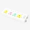 4 Socket Electric Wired Multiplug. 