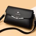 Ladies Side Bag Crossbody Bag Simple Design  PU Leather Side Bag for Women. 