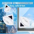 Double-Sides Magnetic Window Wiper Glass Cleaner Home Wizard Surface Cleaning Brush Tools Window Washer With Squeegees Cleaner. 