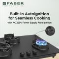 Faber Hob Della HD 783 CI AI, 3 Burners. 