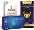 Best Condom Combo Pack Unidus 10 Skinless 10 and Okamoto Crown 12. 