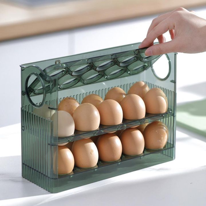 3%20Layer%20Flip%20Type%20Refrigerator%20Egg%20Storage%20Box%20Stand%20Organizer%20Tray%20-%20Image%207