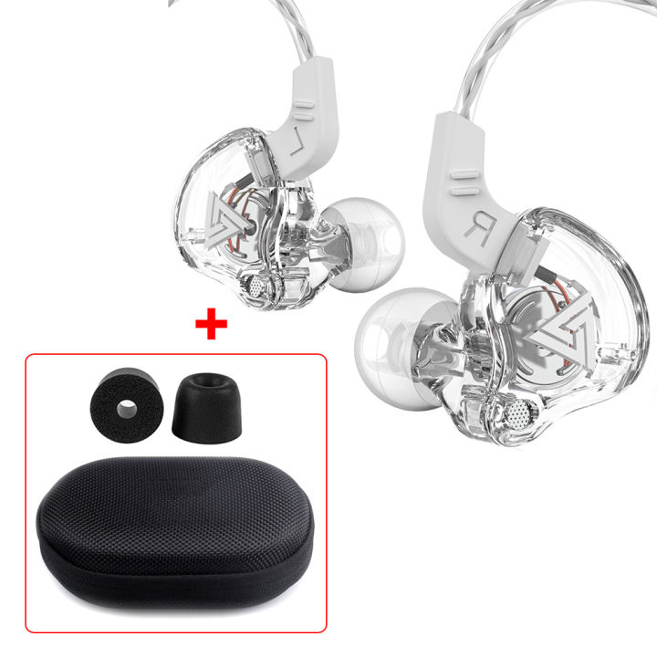 Original QKZ AK6 In-ear Earphone HiFi Bass Headphones with Microphone Noise Canceling 3.5mm Wired Headset Sports Games Earbuds