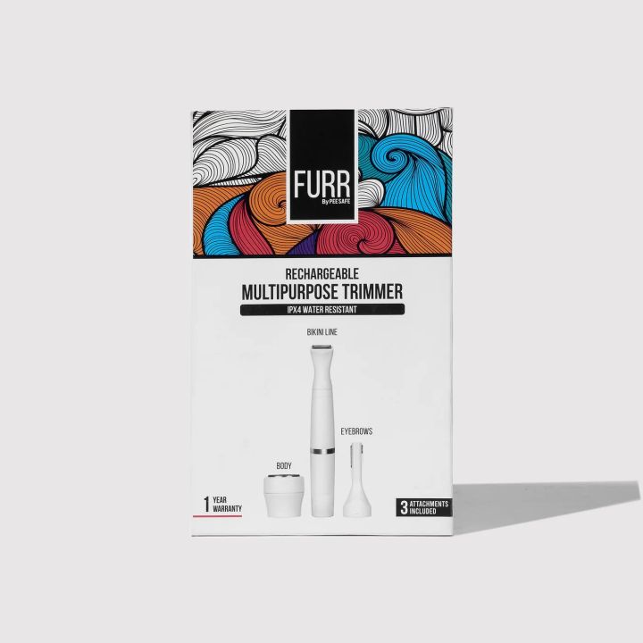 FURR%20Rechargeable%20Women%E2%80%99s%20Trimmer%20for%20Eyebrows,%20Bikini%20Line%20&%20Body%20Hair%20Removal%20%7C%20Waterproof%20Electric%20Razor%20%7C%2045%20Min%20Runtime%20-%20Image%207