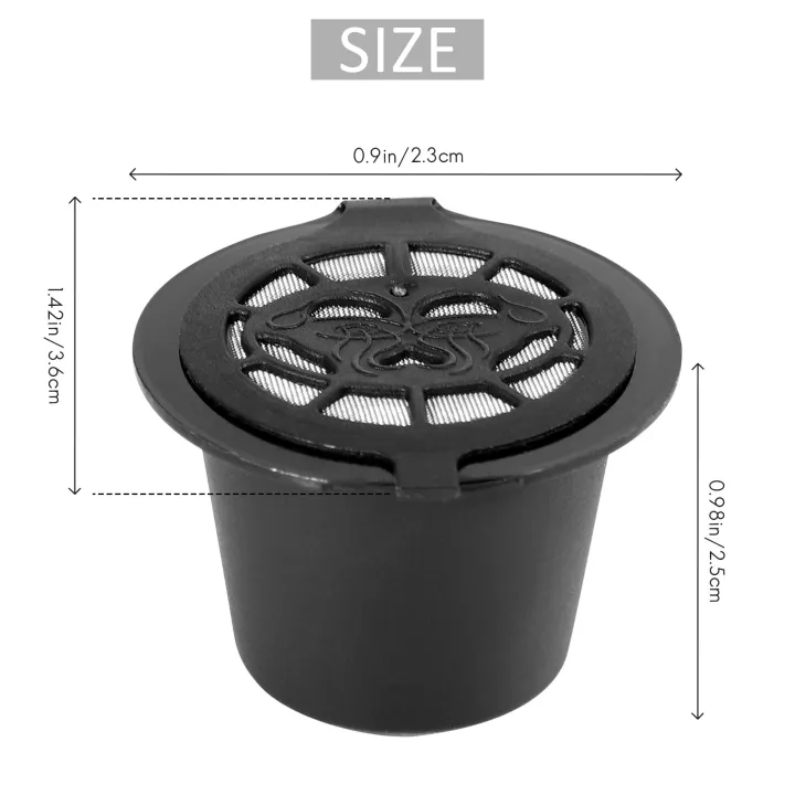 6%20Reusable%20Capsules%20Refillable%20Coffee%20Capsule%20Filter%20Compatible%20with%20coffee%20machines%20with%20Coffee%20Spoon%20brush%20(6,%20Black)%20-%20Image%202