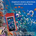 Waterproof Sealed Mobile Pouch PVC Transparent Rain Protection Mobile Cover Pouch Case for all phones upto 7.0 inches. 
