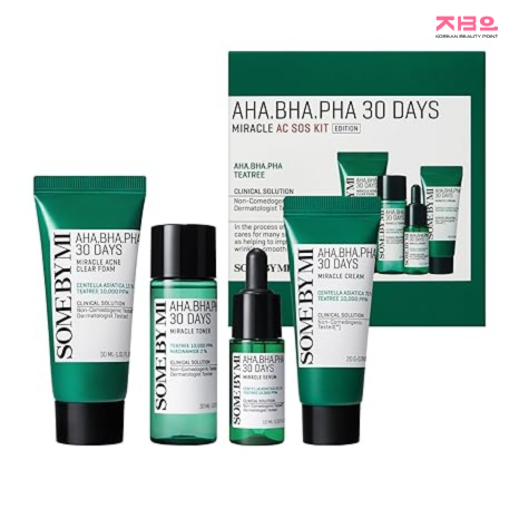 Some By Mi AHA-BHA-PHA 30 Days Miracle AC SOS Kit 4pcs By koreanbeautypoint
