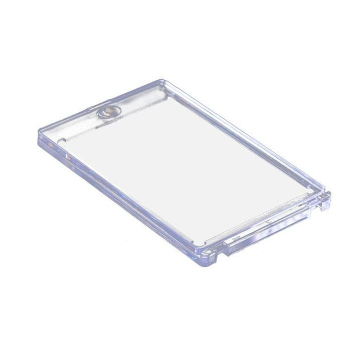 New%20Acrylic%20Card%20Holders%20Transparent%20Magnetic%20Card%20Storage%20Box%20Display%2035PT%20Trading%20Cards%20Sleeves%20Card%20-%20Image%207