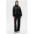 Women'S Half Zip Modal Loose Casual Stand Collar Sweatshirt 2025 Popular Long Sleeve Fall Pullover. 