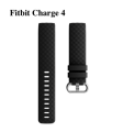 Silicone Strap Band For Fitbit Charge 4 -Black. 