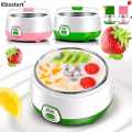 Yoghourt Machine, Automatic Stainless Steel Liner Yogurt Maker Machine Home DIY Yoghourt Container, Yogurt Maker EU Plug. 