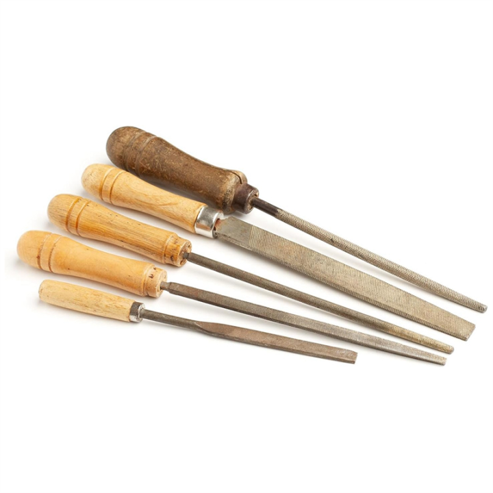 JAERBEE%206pcs%20Wooden%20File%20Handle%20Round%20Hole%20Ergonomic%20Handles%20with%20Metal%20Collar%20for%208inch%20Metal%20Files%20-%20Image%207