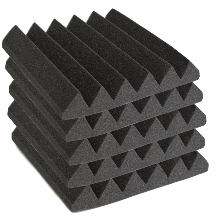 5pcs%2030X30X5CM%20Studio%20Acoustic%20Foam%20Sound%20Absorption%20Treatment%20Panel%20Tile%20Wedge%20Black%20-%20Image%204