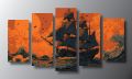 Pirate Ship Canvas Wall Art Wall Art Poster Print- 5 pcs. 