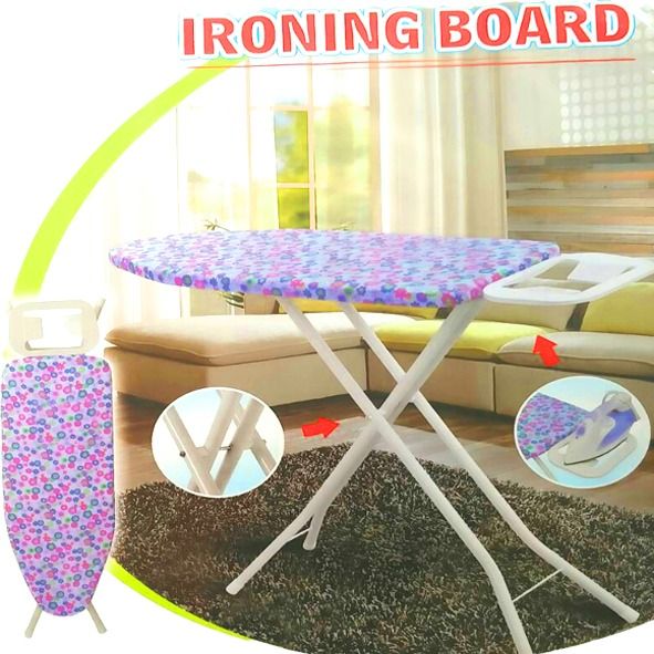 36*12  Inch Heavy Folding Ironing Board / Iron Board Table With Iron Stand For Home (Color May Vary, Assorted Colo