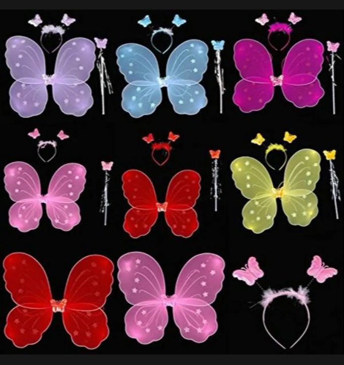 Girls%20Butterfly%20Fairy%20Angel%20Wing,%20Wand%20And%20Hairband%20Baby%20Kid%20Birthday%20Party%20-%20Image%206