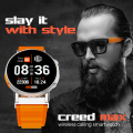 Nu Republic Creed Max with 1.43" HD IPS Display | Bluetooth Calling Round Dial Smart Watch | Health Monitor & AI Voice Assistant with One Extra Strap. 