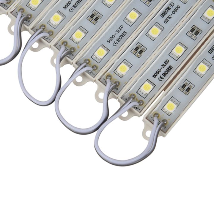 ZOROOM%202%20x%2010Pcs%205050%20SMD%203%20LED%20Module%20LED%20Strip%20String%20Light%20Waterproof%20DC%2012V%20Cool%20White%20-%20Image%203
