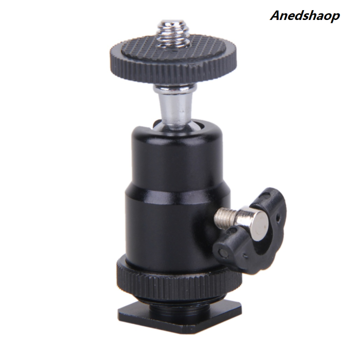 Anedshaop%201-4%20Pcs%201/4%7C%20Screw%20Rotary%20Mount%20Stand%20Aluminum%20Mini%20Bargain%20price%20Tripod%20Flash%20Bracket%20Holder%20For%20Video%20Dslr%20Dv%20Camera%20-%20Image%202