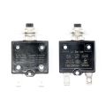 2 PCS Circuit Breaker 12V/24V Push Button Resettable Thermal Circuit Breaker Panel Mount With Waterproof Cap, 1 Pcs 10A & 1 Pcs 5A. 