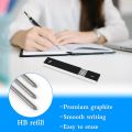 NCANRUI 3Pcs Black Lead Pencils HB Mechanical Pencils Mechanical Pencil Set with 36Pcs HB Leads Refill for Writing Draft Drawing. 