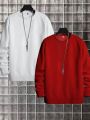 Men 2Pcs Premium Quality Drop Shoulder Sweatshirt - Fashion | Sweatshirts For Men | Men's Wear | Sweatshirts |. 