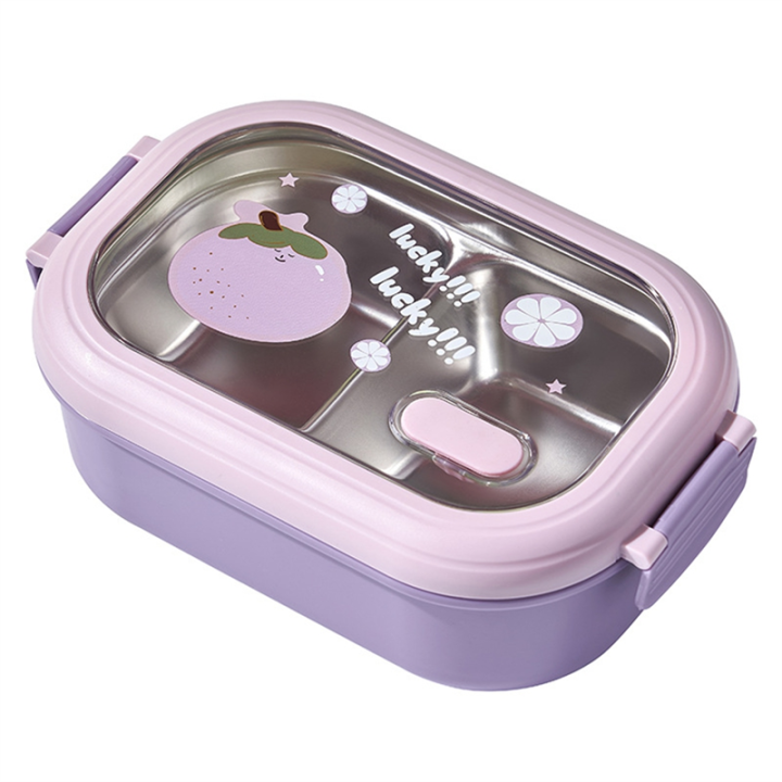 JAERBEE%20Children'S%20Lunch%20Box%20Children'S%20Sealed%20&%20Lovely%20Portable%20Food%20Containers%20Heatable%20Lunch%20Box%20Pink%20-%20Image%202